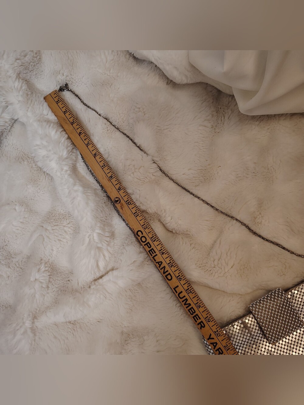 Aluminum Silver Clutch - Picture 5 of 11